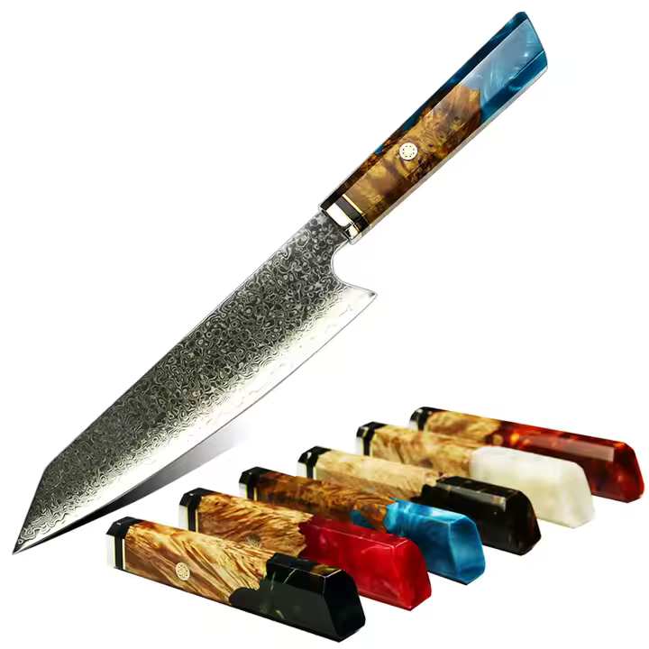 Lithium Cuchillo Acero Damasco 8"